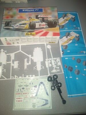 Vtg Heller Williams F1 Racing Complete 1:43 Model Kit 22 Pieces New In Box NOS