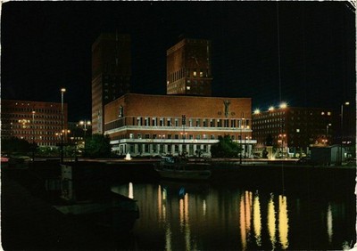 CPM The City Hall by night, Oslo NORWAY (833869)