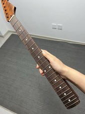 Rosewood Electric guitar Neck 22Frets Roasted Flame Maple Bone Nut 25.5inches