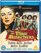 THE THREE MUSKEETERS BLU-RAY George Sidney Frank Morgan Movie Film New UK R2