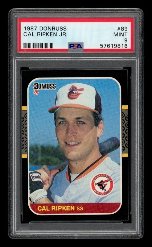 1987 Donruss Set-Break # 89 Cal Ripken Jr. PSA 9 MINT