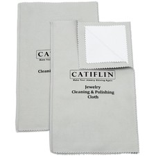 2pcs Large Multi-Layer Jewelry Cleaning Cloths for Gold Silver Polishing
