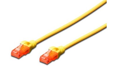 Patchkabel (Patch Cord) U/UTP Kat. 6 gelb 5m DK-1612-050/Y