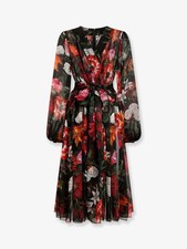 DOLCE&GABBANA Floral Chiffon Dress New & Authentic