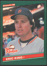 1986 Donruss The Rookies #27 - Eric King XRC - Detroit Tigers  86-146