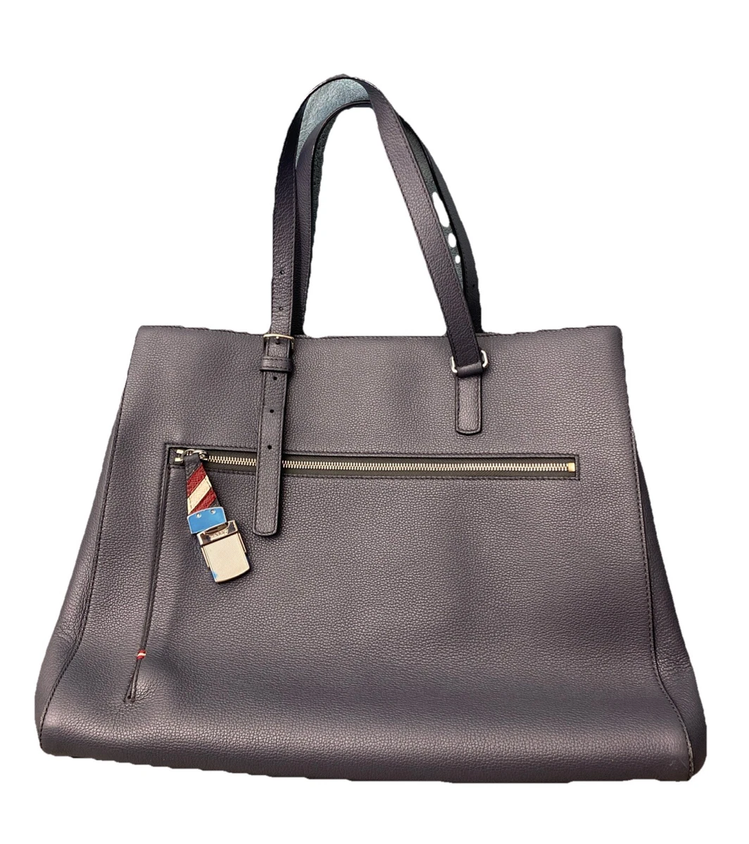 Bally Leather Exterior Gray Bags & Handbags for Women for sale | eBay