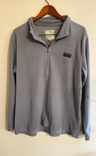 Simply Southern Quilted 1/4 Zip Pullover Fleece Jacket Gray Size XL