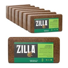 Coconut Husk Brick Reptile Bedding, 8 Count, Organic for Tropical Terrariums