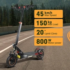 Lightweight Folding Adult Electric Scooter 35 mph High Speed Safe Urban Commuter