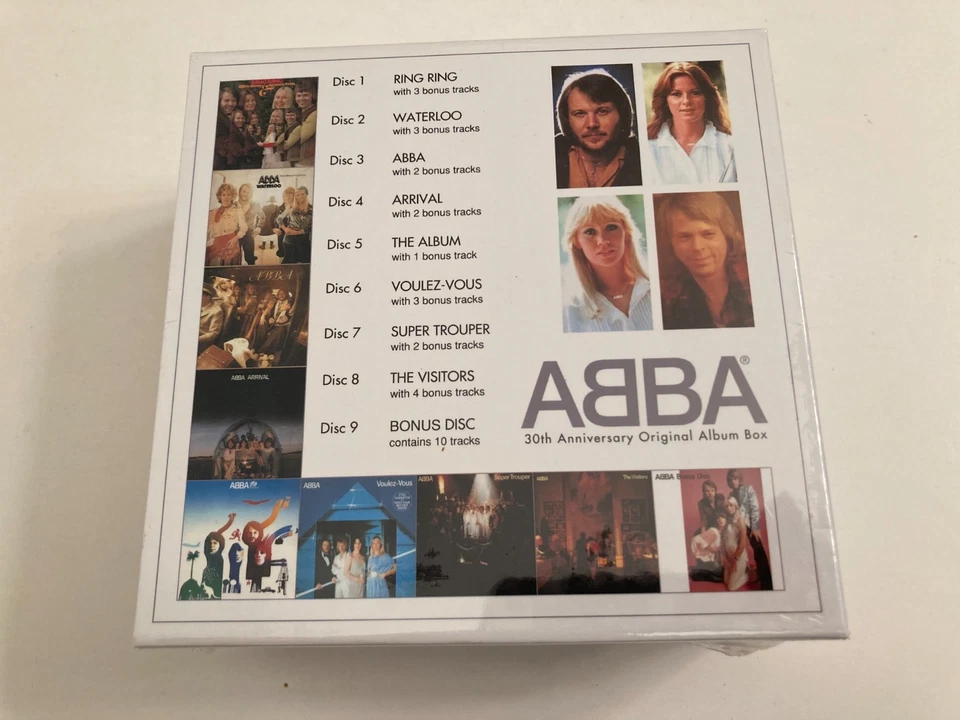 ABBA 30th Anniversary Original Album Box 9 Disc CD Box Set Japan Rare SEALED - Image 4 of 4