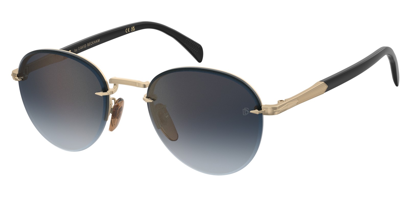 DAVID BECKHAM Sonnenbrille DB 1173S RHL2K Gold Grau Herren 46290₽