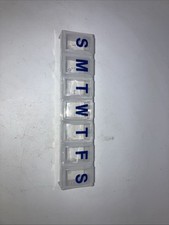 CVS Health Weekly Pill Planner Snap-Close Lids Large Contoured bottom NEW