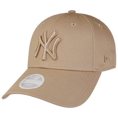 NEW ERA 9Forty WMNS Mono Yankees Cap Basecap Baseballcap Curved Brim Damencap