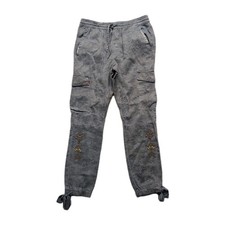 Pam & Gela Green Southwestern Camo Jogger Pants Women Size Small