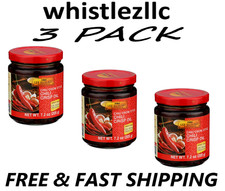 Lee Kum Kee Chiu Chow Style Chili Crisp Oil 7.2 fl oz--3 PACK