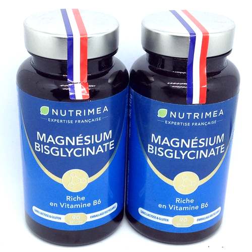 NUTRIMEA MAGNESIUM BISGLYCINATE 2 X 90 GELULES 02 2028 VITAMINES nutrimea-magnesium-bisglycinate-2-x-90-gelules-02-2028-vitamines