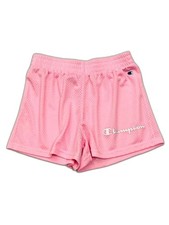 Champion Pink Vibrant Mesh Authentic Athletic Shorts w Script Logo Girls Sz XL