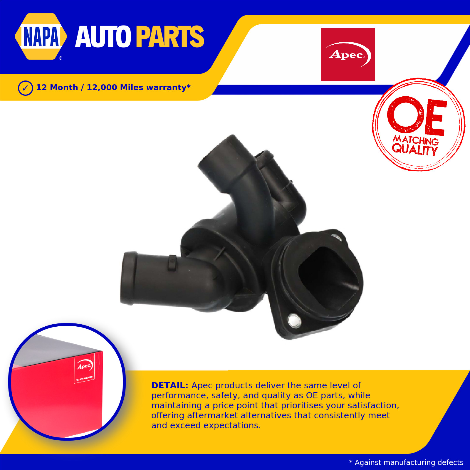 Coolant Thermostat fits VW BEETLE 5C 1.6D 11 to 16 CAYC 03L121111R 03L121111S