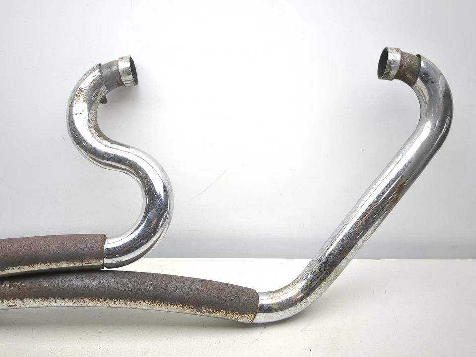03-17 Victory Vegas Full Exhaust Header Pipe Muffler - Image 3 of 4