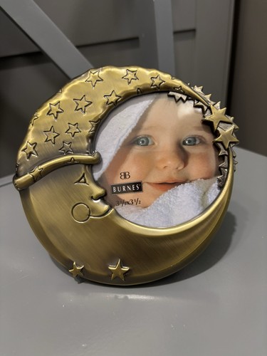 Burnes 1997 Crescent Moon Stars Picture Frame