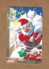 Japanese used phonecard - Christmas 2