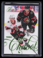 Thomas Chabot 2025-26 Flair #93 Image B Variant Forecheck #/349