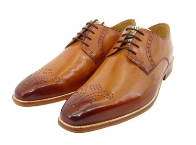 Melvin & Hamilton DYLAN 1 Business Herren Schnürschuhe Derby Schuhe Leder Gr. 42