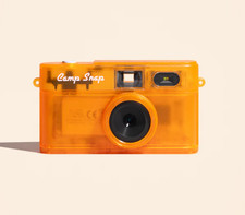 Camp Snap v2 Screen Free Digital Camera - TANGERINE DRIFT - Retro Point Shoot