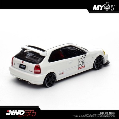 Inno64 1/64 Honda Civic Type R [EK9] TDE 2025 Thailand Diecast