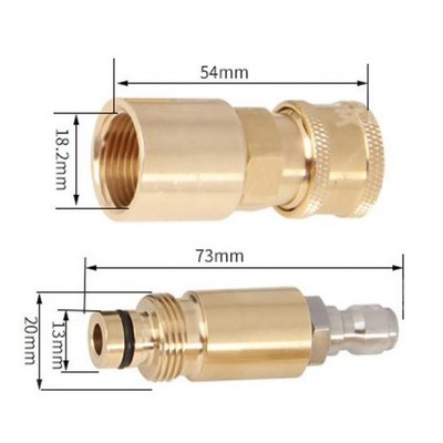 Hochdruckstecker Außenreinigung ergonomisches Design robuste Konstruktion