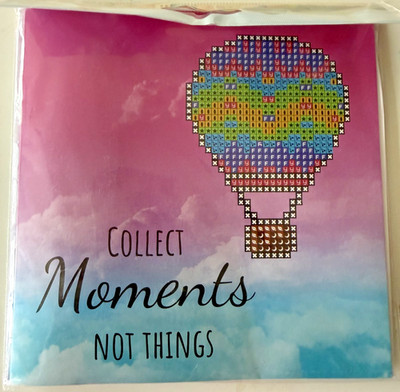Diamond Painting Kartenset Sammeln Moments Not Things Wizardi