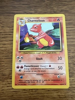 Charmeleon 024/102 Base Set (Shadowless) Regular