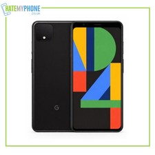 Google Pixel 4 XL Black Unlocked 64GB 6.3" 16MP Face ID 4G Android Smartphone