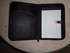 Leeds Business Leather Portfolio Zippered Note Pad Organizer 9-1/2 x 7 inches — photo 1