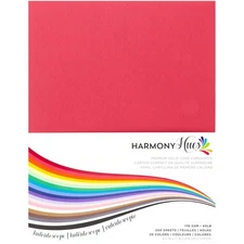 Cardstock 8.5 x 11 Paper Pack - 65lb Card Stock for Crafts, Cardmaking, Print...