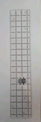 Turn-Around Creative Grids Non Slip Quilting Ruler/Template - 18 1/2'' x 3 1/2''
