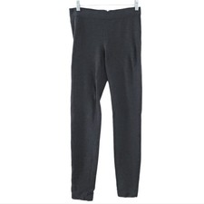 J. CREW Ponte Leggings Size 4 Gray Thick Knit Pants Career Casual Excellent!
