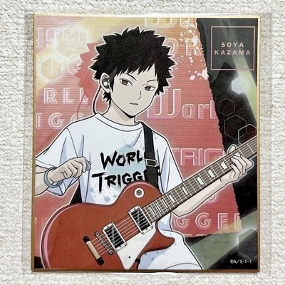 World Trigger Trading Mini Shikishi Band Kazama Soya