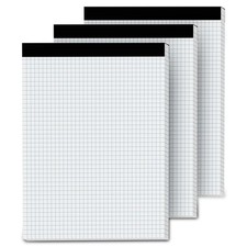 Graph Paper Pads 8.5 x 11, 4x4 Quad Ruled, 3 Pack Grid Paper Pad 8.5 x 11, 30