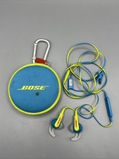 Bose SoundSport Wired 3.5mm Jack Earbuds In-ear Headphones Blue w/ Case