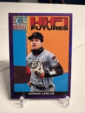 2022 BOWMAN CHROME HI-FI FUTURES PURPLE REFRACTOR JORDAN LAWLAR /250