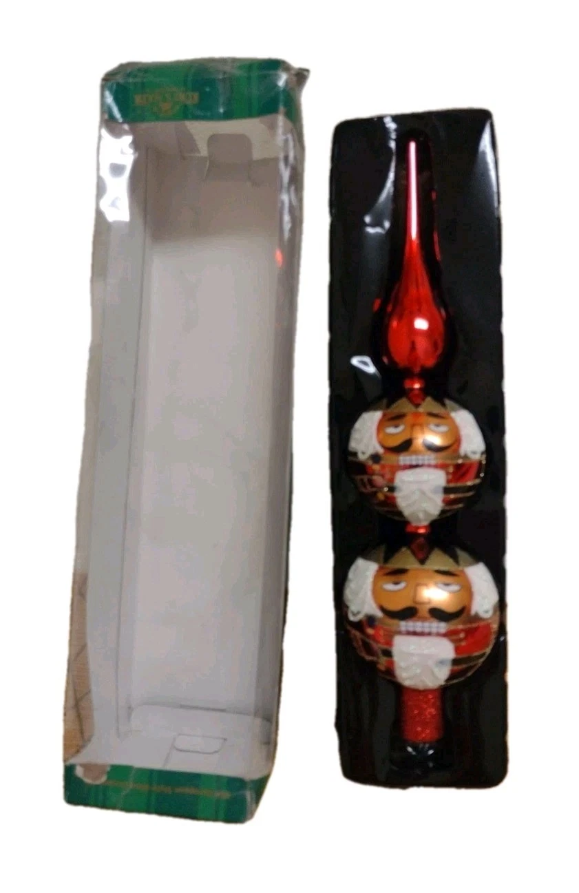 Kurt Adler Tree Topper Hand Blown Glass Red Nutcracker 13-Inch New Other Boxed
Opens in a new window