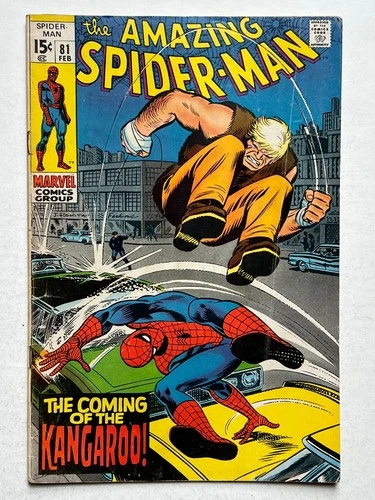 Spider-Man #81  1970 First appearance and origin of the Kangaroo