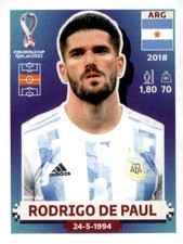 Rodrigo De Paul Argentina 2022 Panini World Cup Sticker #ARG 10