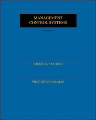 Management Control Systems (McGraw-Hill International Editions: