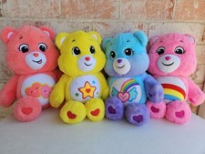 Care Bear Lot 4 Plush 14" Love A Lot Cheer Superstar Dream Stuffed Animal