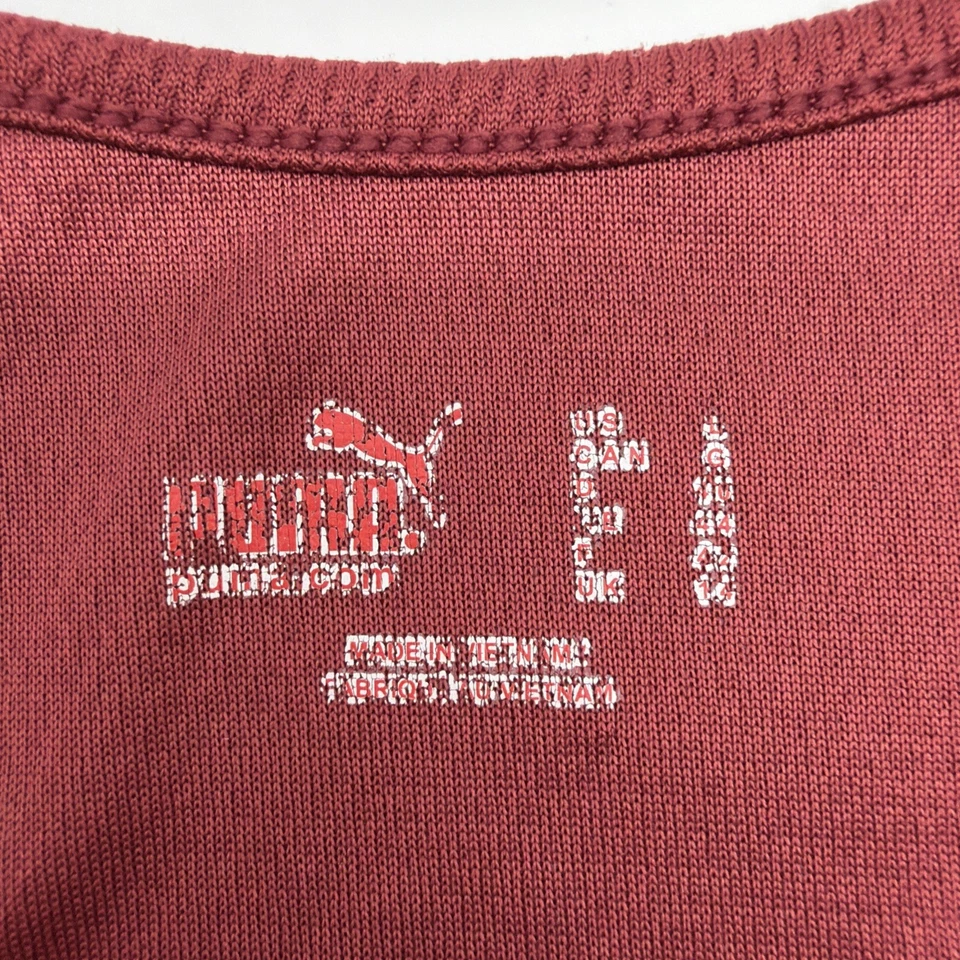 Puma Майка женщин L коричневый логотип серый. # 38312 - Изображение 2 из 4