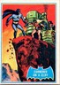 VINTAGE NON SPORT BATMAN BLUE BAT 1966 CARD NO 19 B CORNERE