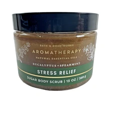 Bath&Body Works Aromatherapy Stress Relief EucalyptusSpearmint Sugar Scrub 13oz
