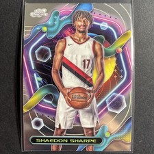 2023-24 Topps Cosmic Chrome #103 Shaedon Sharpe Portland Trail Blazers